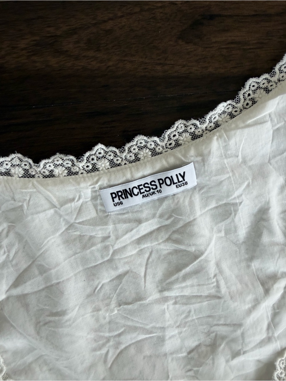 Princess Polly Dorothea Broderie Set Lace Embroidered Set Skirt NWT 6 Coquette - Picture 3 of 8